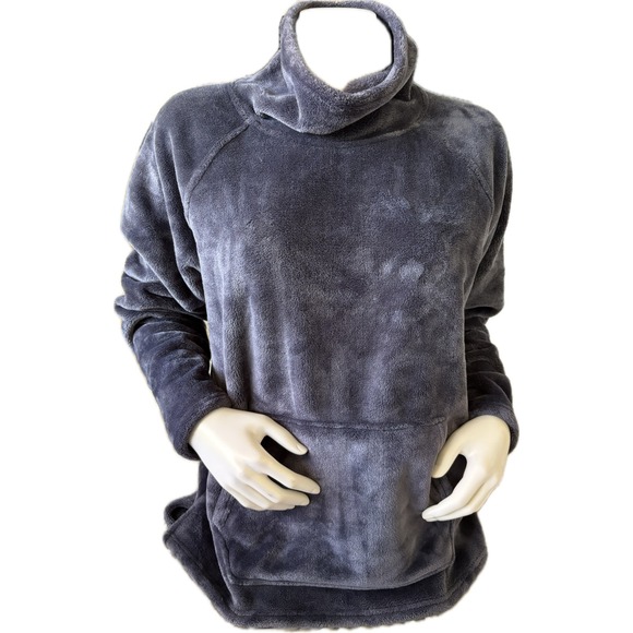 Champion Tops - NWOT Champion Women's XL Gray Fleece Wearable Blanket Sweatshirt Snuggle Lounger